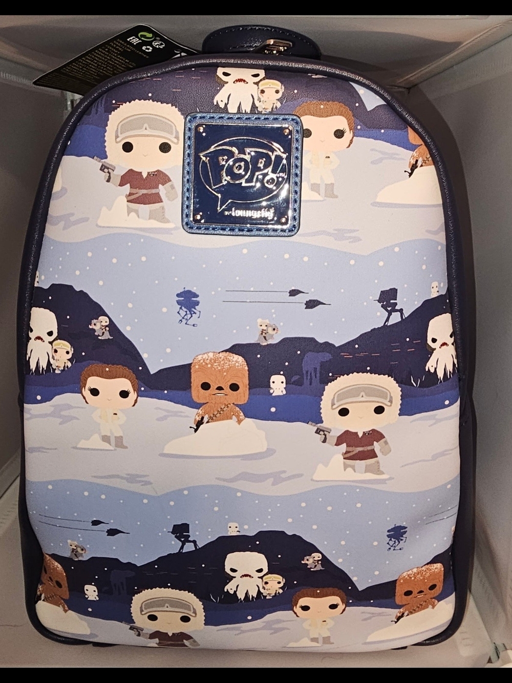 Loungefly Star Wars Hoth Pop! Mini Backpack - Blue Multi